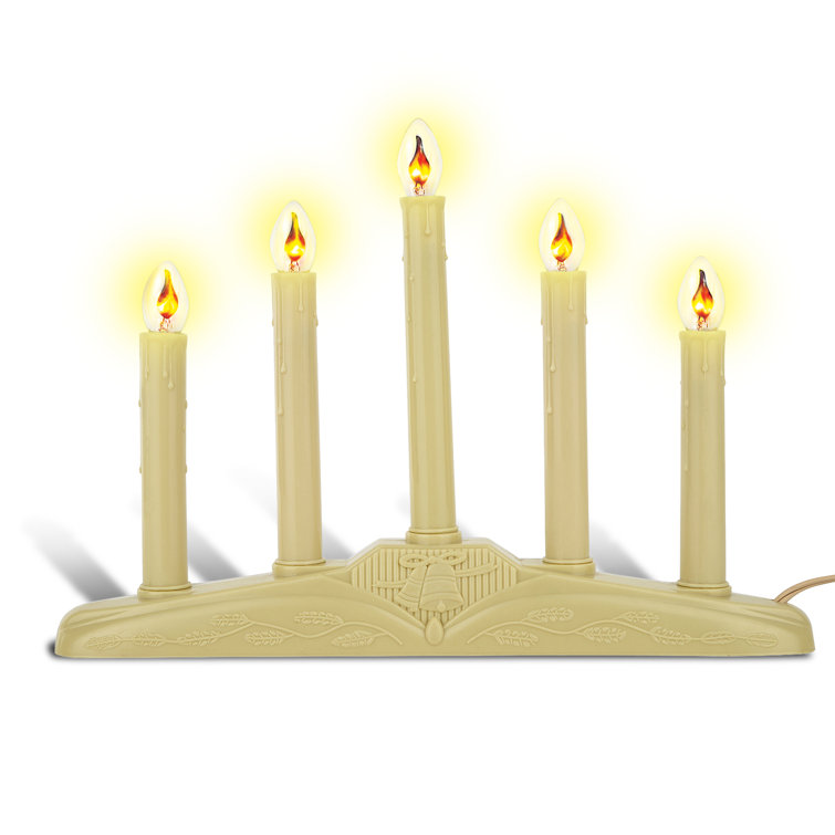 The Holiday Aisle® Tupkee Christmas Candolier Window Candles, with